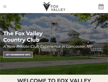 Tablet Screenshot of foxvalleyclub.com